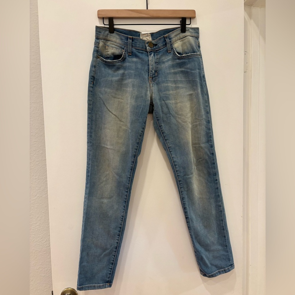 Current/Elliott Light Blue "The Fling" Slim boyfriend style jeans sz 26